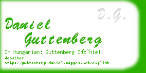 daniel guttenberg business card